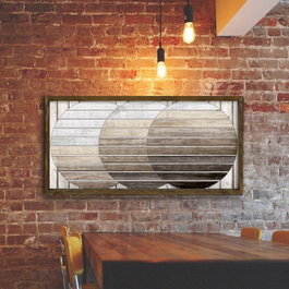 Wallity Cuadro Decorativo Enmarcado TAH036 de 120 x 60 cm